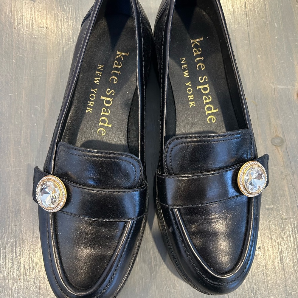 Kate Spade Black Loafers